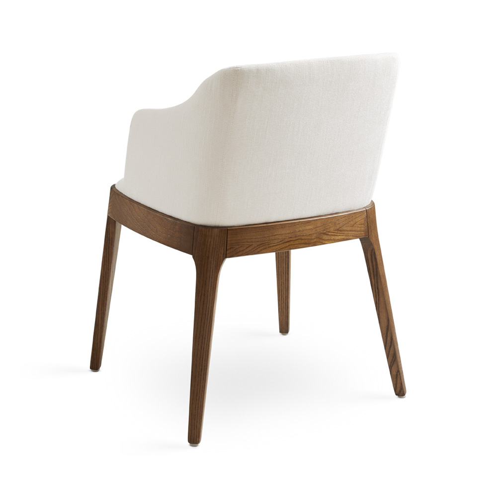 Antonia Dining Chair: Ivory